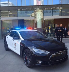 Tesla Model S dla policji w Los Angeles