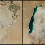 Zmiany środowiskowe - wysychanie Morza Aralskiego