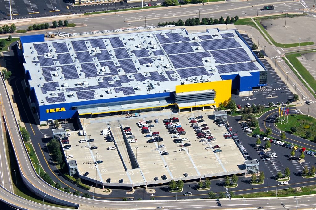 IKEA_Bloomington_Solar_Panels
