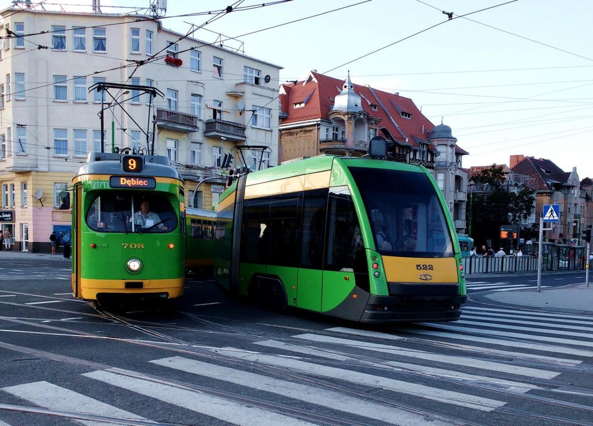 zrównoważony transport tramwaje poznań