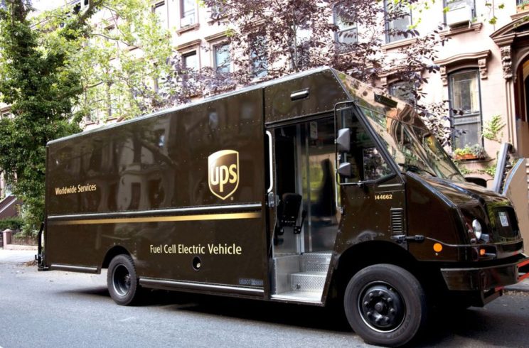 Wodorowe auto dostawcze UPS