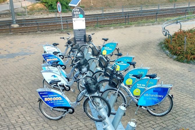 stacja rowery miejskie nextbike