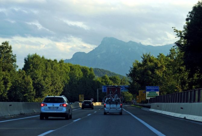 podróżowanie autostrada austria