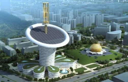 Biomimikra w architekturze - Wuhan New Energy Center biomimikra