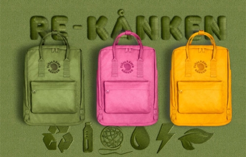 ubrania akcesoria z recyklingu plecak re-kanken