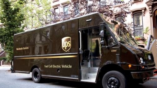 Wodorowe auto dostawcze UPS