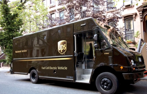 Wodorowe auto dostawcze UPS