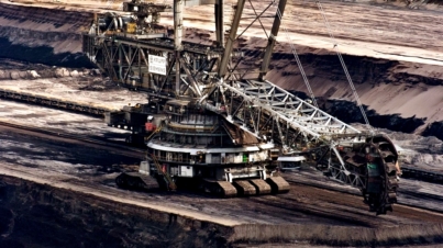 kopalnia węgla koparka