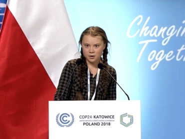 wystapienie Greta Thunberg COP24